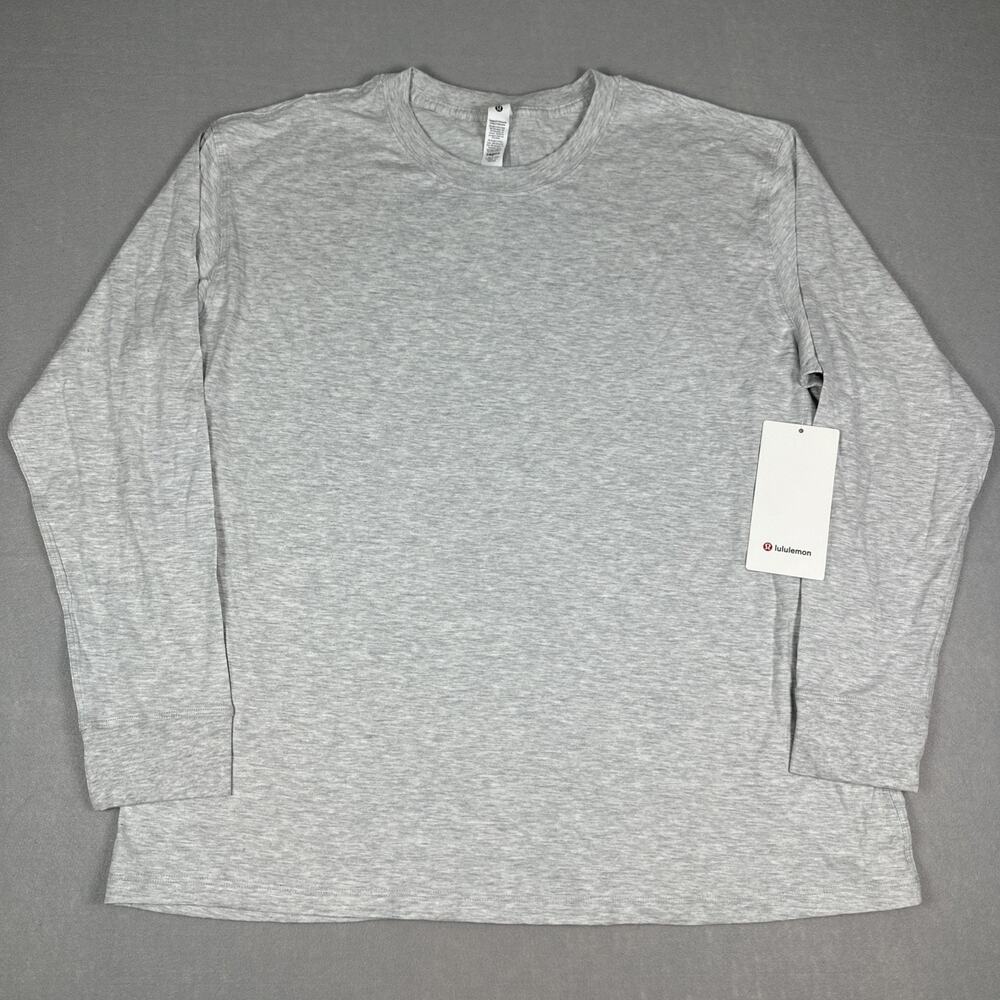 NWT Lululemon All Yours Long Sleeve Heather Grey Size 14